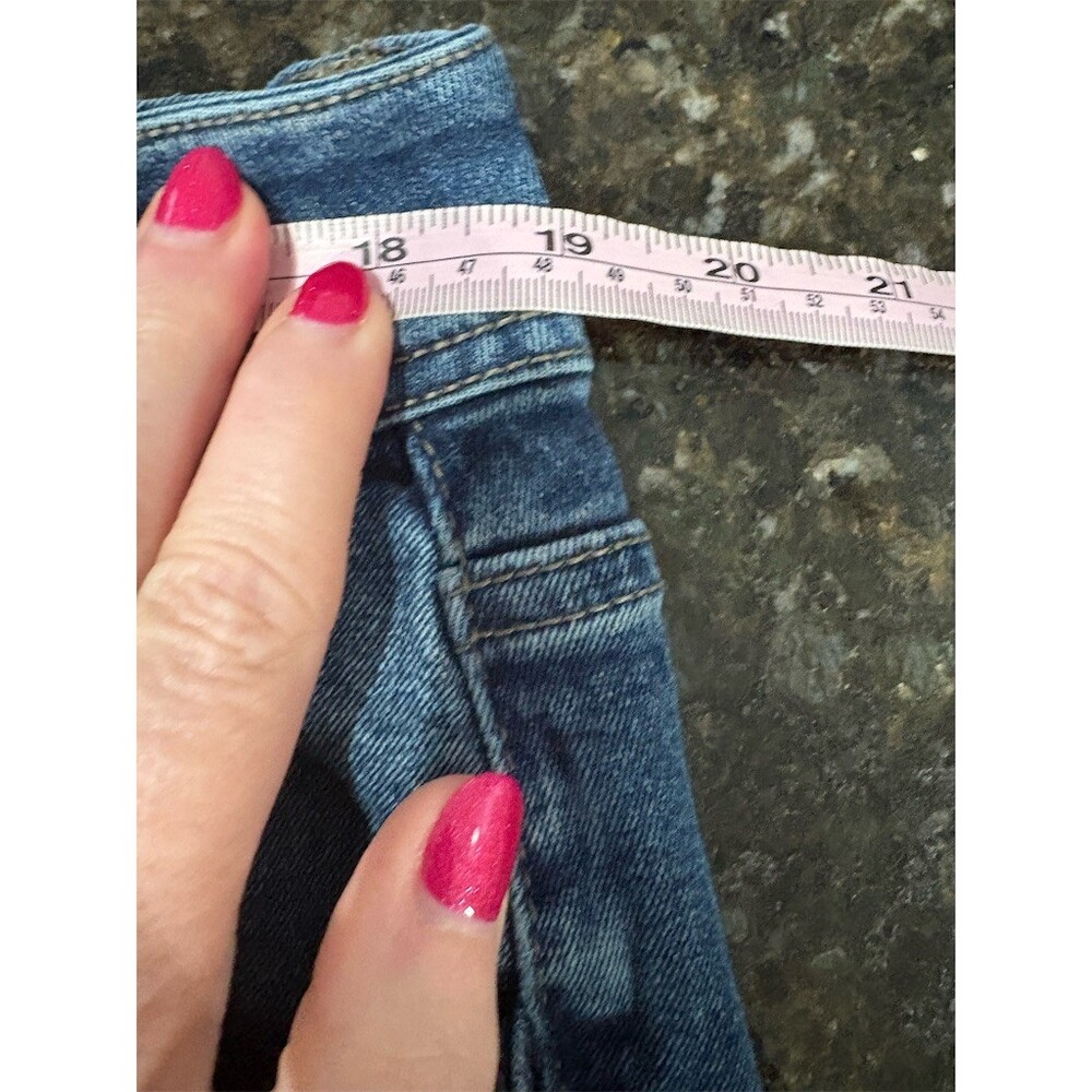 BloomChic Jeans Womens Size 18 Blue Denim Capri High Rise Stretch 21 - Picture 5 of 7